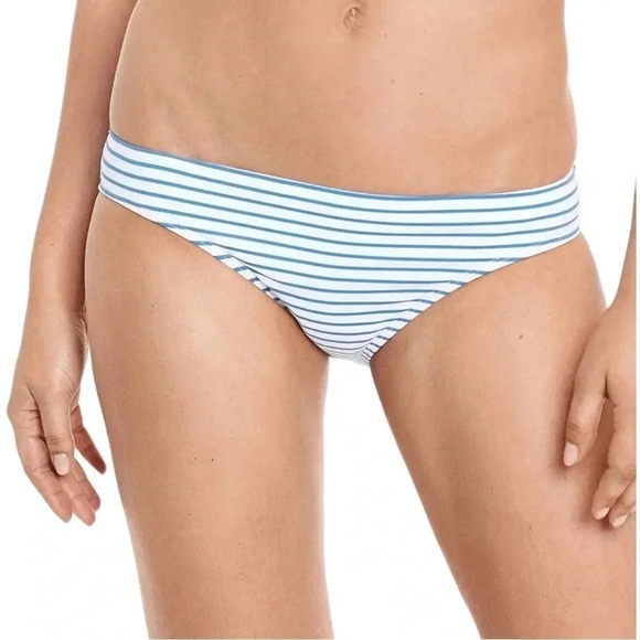 Lauren Ralph Lauren Striped Hipster Womens Bikini Swim Bottom Size 12 - Picture 1 of 10